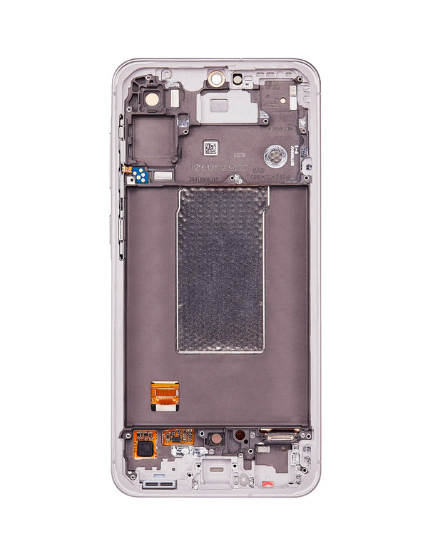 Reparación de pantalla con marco Samsung Galaxy A56 (A566 2025) color rosa en Guatemala.