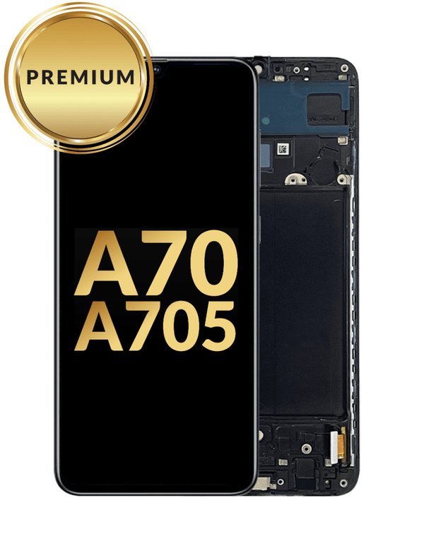 Reparación de pantalla premium OLED Samsung Galaxy A70 en Guatemala a cargo de un taller especializado en reparaciones de pantallas Samsung.
