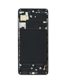 Reparación de pantalla con marco original Samsung Galaxy A71 A715 (2020) en Guatemala.