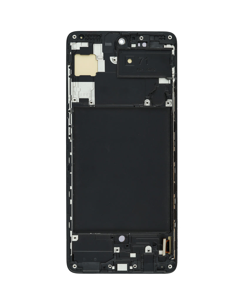 Reparación de pantalla con marco original Samsung Galaxy A71 A715 (2020) en Guatemala.