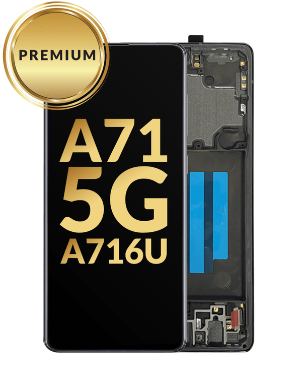 Reparación de pantalla OLED con marco para Samsung Galaxy A71 5G (A716U / 2020) en Guatemala.