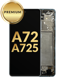 Reparación de pantalla con marco OLED para Samsung Galaxy A72 en Guatemala.