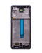 Reemplazo de pantalla OLED con marco para Samsung Galaxy A73 en Guatemala, servicio de reparación disponible en talleres autorizados.