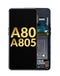 Reparación de pantalla original con marco OLED para Galaxy A80 en Guatemala.