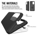 Funda protectora negra de doble capa para Samsung Galaxy A23 5G, absorción de choque, diseño SlowBack.