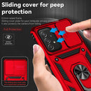 Funda híbrida doble capa con anillo metálico y protector de cámara para Samsung Galaxy A25 5G en Guatemala, ¡encuéntrala con los mejores precios en mayoristas de accesorios para celulares!