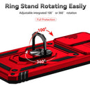 Funda híbrida doble capa con anillo metálico y protector de cámara para Samsung Galaxy A25 5G en Guatemala, ¡encuéntrala con los mejores precios en mayoristas de accesorios para celulares!