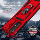 Funda híbrida doble capa con anillo metálico y protector de cámara para Samsung Galaxy A25 5G en Guatemala, ¡encuéntrala con los mejores precios en mayoristas de accesorios para celulares!