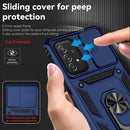 Encuentra la mejor funda híbrida de dos capas para Samsung Galaxy A25 5G con anillo metálico y protector de cámara en Guatemala.