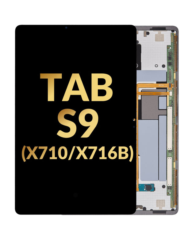Reparación de pantalla OLED sin marco para Galaxy Tab S9 en Guatemala con calidad premium.