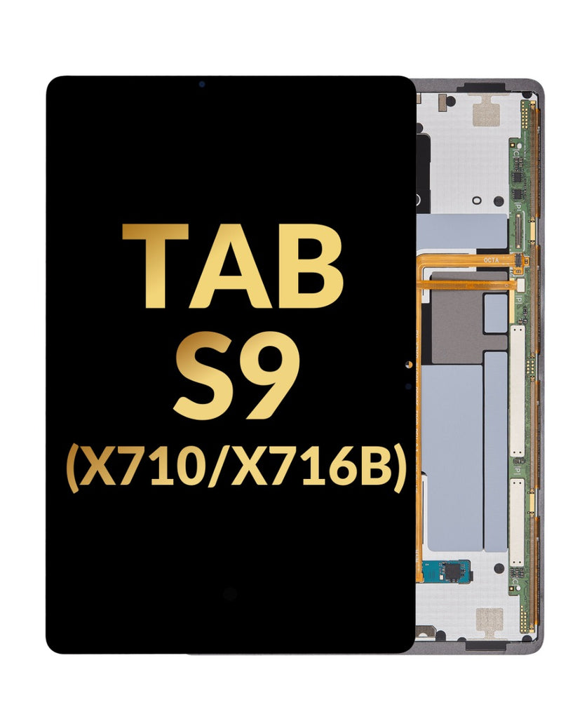 Reparación de pantalla OLED sin marco para Galaxy Tab S9 en Guatemala con calidad premium.