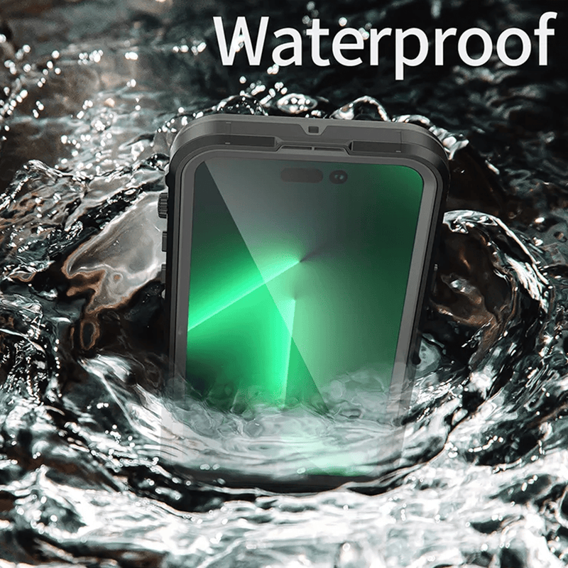 Protege tu iPhone 14 Plus con la funda impermeable SHELLBOX en Guatemala.