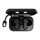 Auriculares inalámbricos Skullcandy Dime True Wireless en color negro, compactos y con estuche de carga.