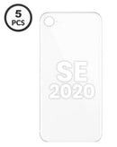 Tapa trasera blanca con orificio de cámara más grande para Apple iPhone SE 2020 en Guatemala.