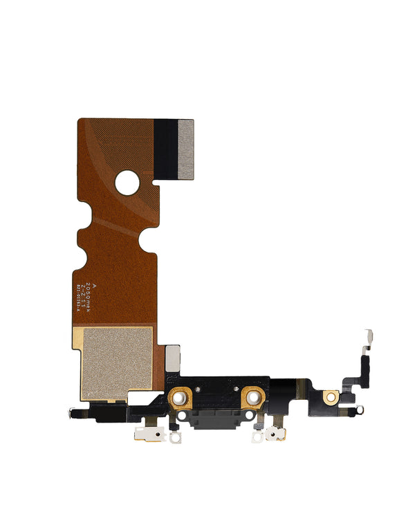 Reparación de puerto de carga iPhone SE 2020 negro en Guatemala.