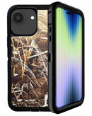 Encuentra la mejor funda heavy duty CAMO BLACK para iPhone 16 en Guatemala, ideal para proteger tu dispositivo en talleres de reparaciones.