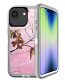 Protege tu iPhone 16e con estilo en Guatemala con una funda heavy duty CAMO PINK de alta calidad.