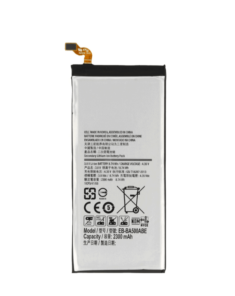 Encuentra la batería EB-BA500ABE para tu Galaxy A5 en Guatemala con el mejor precio en reparaciones y componentes en tiendas mayoristas.