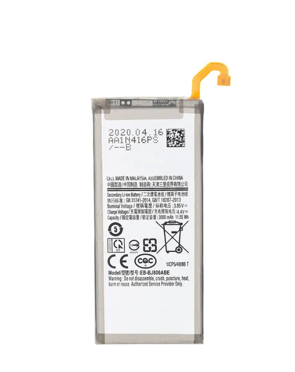 Encuentra la batería Samsung Galaxy A6 / J8 / J6 (EB-BJ800ABE) en Guatemala a precios de mayorista para reparaciones en talleres especializados.