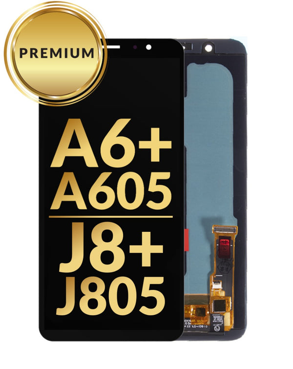 Reparación de pantalla OLED sin marco para Samsung Galaxy A6+ y J8+ en Guatemala.