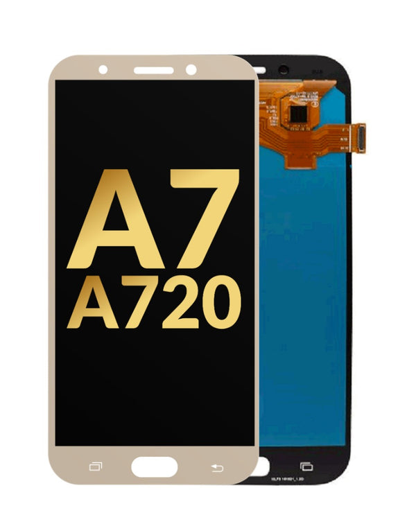 Reparación de pantalla sin marco premium para Galaxy A7 (A720 / 2017) en Guatemala.
