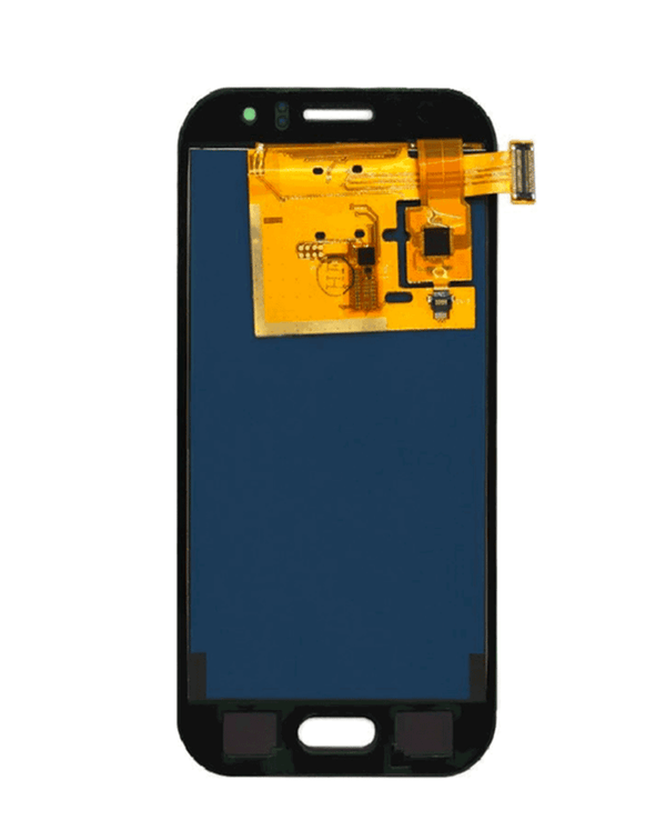 Reparación de pantalla incell Samsung Galaxy J1 Ace en Guatemala con pantalla blanca de alta calidad.