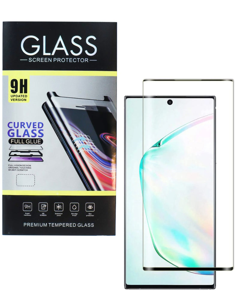 Protege la pantalla de tu Samsung Galaxy Note 10 con vidrio templado full glue en Guatemala.