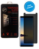 Vidrio templado privacidad Samsung Galaxy Note 8 (Case Friendly / 3D Curved / Anti-Spy / 1 Piece)