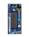 Encuentra la pantalla original con marco en color Deepsea Blue para Samsung Galaxy Note 8 en Guatemala, ideal para reparaciones en talleres especializados.
