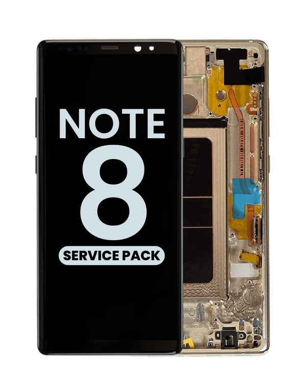 Reparación con pantalla original y marco Samsung Galaxy Note 8 N950 en Guatemala.