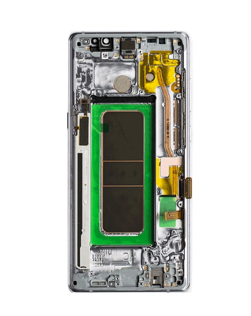 Reparación de pantalla con marco original Galaxy Note 8 N950 en Guatemala.