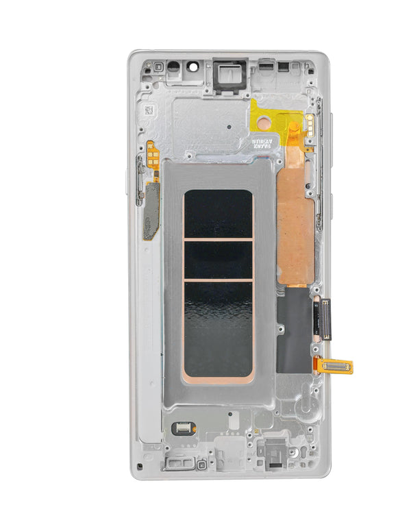 Encuentra la pantalla OLED con marco para Samsung Galaxy Note 9 N960 en Guatemala, disponible en color Cloud Silver.