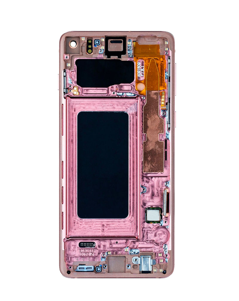 Pantalla con marco Samsung Galaxy S10 (G973) en Guatemala, ideal para reparaciones de pantallas LCD en talleres y mayoristas.