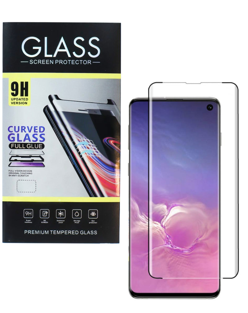Protege la pantalla de tu Samsung Galaxy S10 con un vidrio templado full glue en Guatemala.