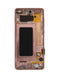 Reparación de pantalla con marco sin sensor de huellas para Galaxy S10 Plus en Guatemala.