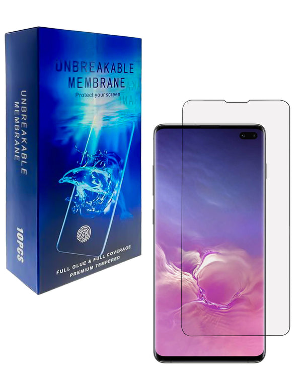 Protector de pantalla de film termoplástico TPU estilo Armor para Samsung Galaxy S10 Plus en Guatemala.