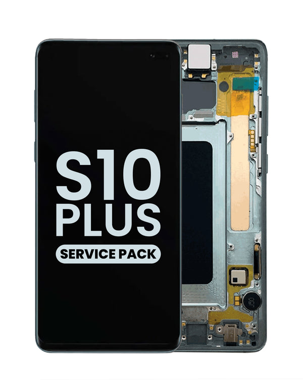 Encuentra la pantalla original con marco Samsung Galaxy S10 Plus G975 en Guatemala para reparaciones de tu celular.