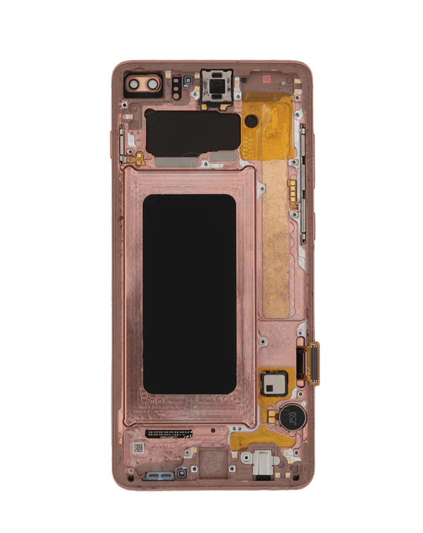 Pantalla con marco Samsung Galaxy S10 Plus (G975) (FLAMINGO PINK) (Service Pack)