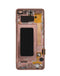 Pantalla con marco Samsung Galaxy S10 Plus (G975) (FLAMINGO PINK) (Service Pack)