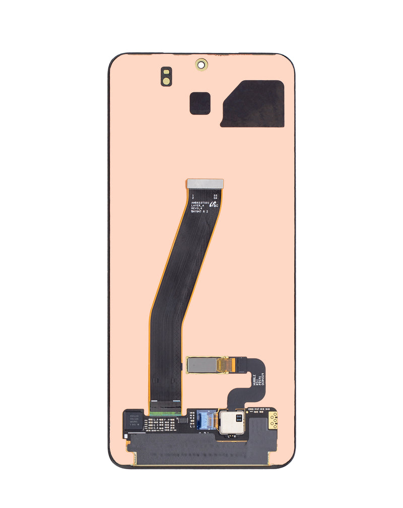 Reparación de pantalla OLED sin marco original para Samsung Galaxy S20 en Guatemala.