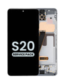 Reparación de pantalla Galaxy S20 con marco original OLED en Guatemala, mayorista de pantallas con etiqueta Pantalla con marco.