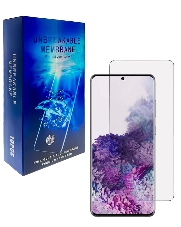 Protector de pantalla TPU de película termoplástica para Samsung Galaxy S20 Plus 5G disponible en pack de 10 en Guatemala.