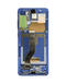 Encuentra la pantalla OLED con marco para Samsung Galaxy S20 Plus en Guatemala, ideal para reparaciones y disponible en color Aura Blue.