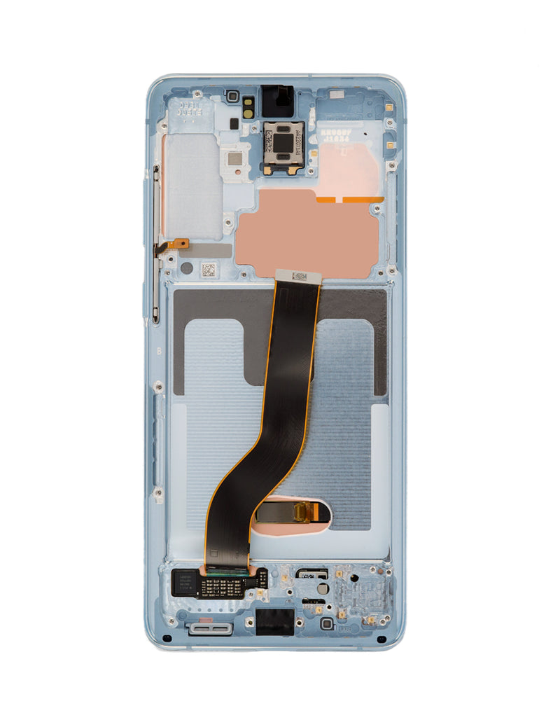Encuentra pantallas originales con marco para Samsung Galaxy S20 Plus en Guatemala, las mejores reparaciones en talleres especializados.