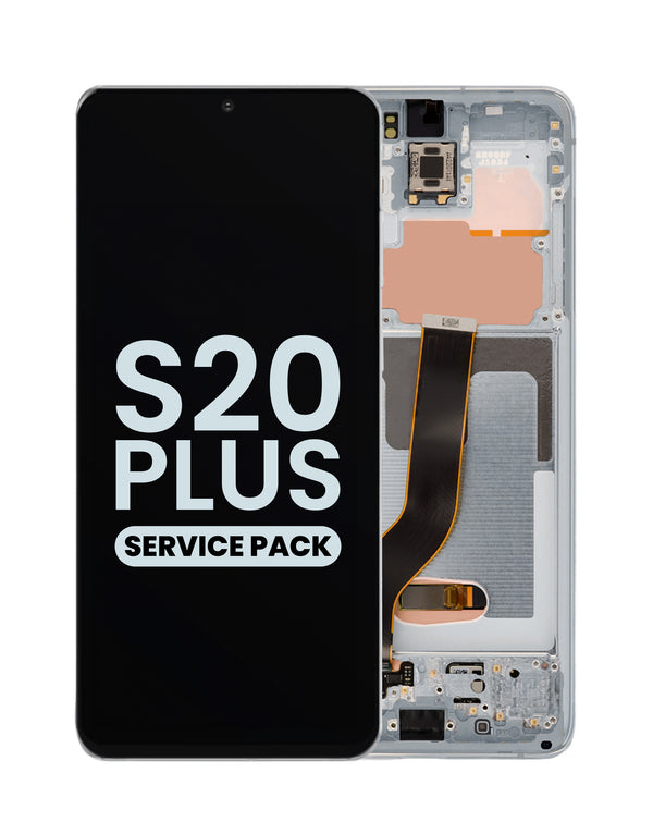 Reparación de pantalla original con marco OLED para Galaxy S20 Plus en Guatemala, mayorista de componentes Samsung.