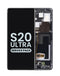 Venta de pantalla original con marco para Samsung Galaxy S20 Ultra G988 en Guatemala, ideal para reparaciones en talleres especializados.