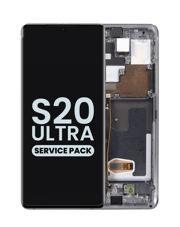 Reparación de pantalla con marco para Samsung Galaxy S20 Ultra G988 en Guatemala.