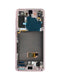 Reparación de pantalla original Samsung Galaxy S21 G991 con marco en Guatemala.