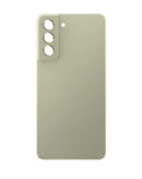Encuentra tapa trasera con lente de cámara y adhesivo para Galaxy S21 FE en Guatemala, ideal para reparaciones de teléfonos.