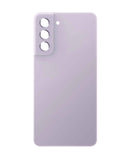 Encuentra la tapa trasera con lente de cámara y adhesivo para Samsung Galaxy S21 FE en Guatemala, ideal para reparaciones en talleres especializados.